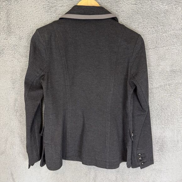 S CAbi Ponte Crew Blazer Jacket‎ Womens Small Charcoal Gray NWOT - Picture 6 of 8